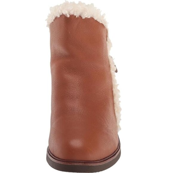 Gentle Souls by Kenneth Cole 'Best' 65mm Zip Cozy Ankle Boot, Cognac - Picture 4 of 7